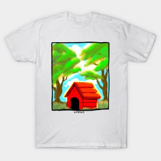 The Red Dog House in Summer T-Shirt